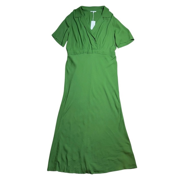 Reformation Palm Green Danika Maxi Dress Womens 2X - Picture 2 of 8